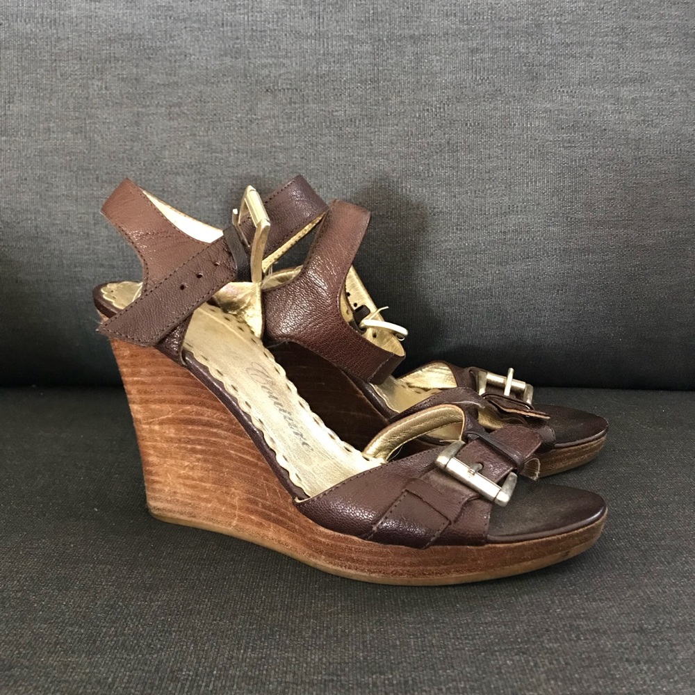 Juicy Couture Brown Wedges
